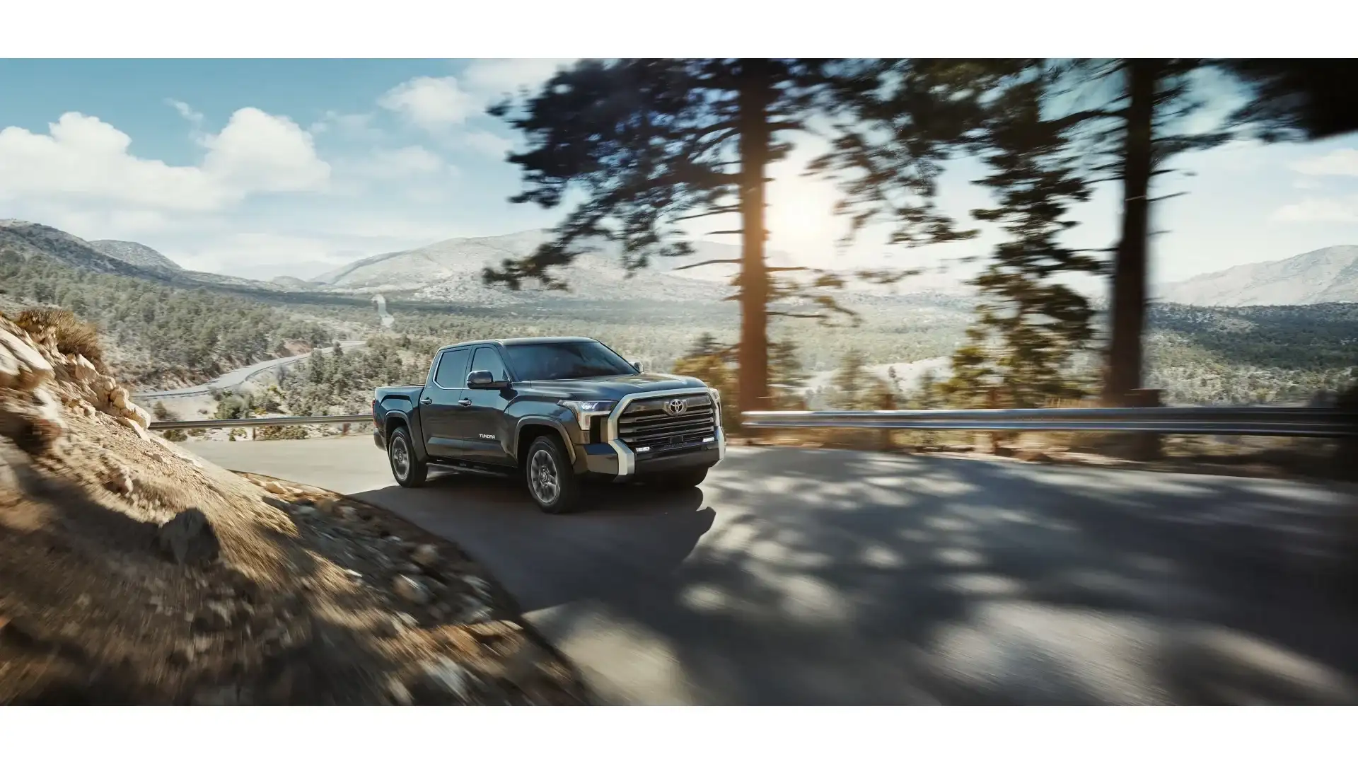 2026 Toyota Tundra Limited CrewMax exterior, rear three-quarter view