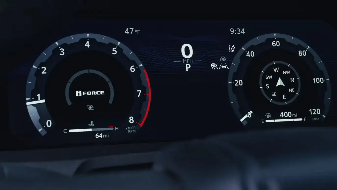 2026 Toyota 4Runner interior odometer