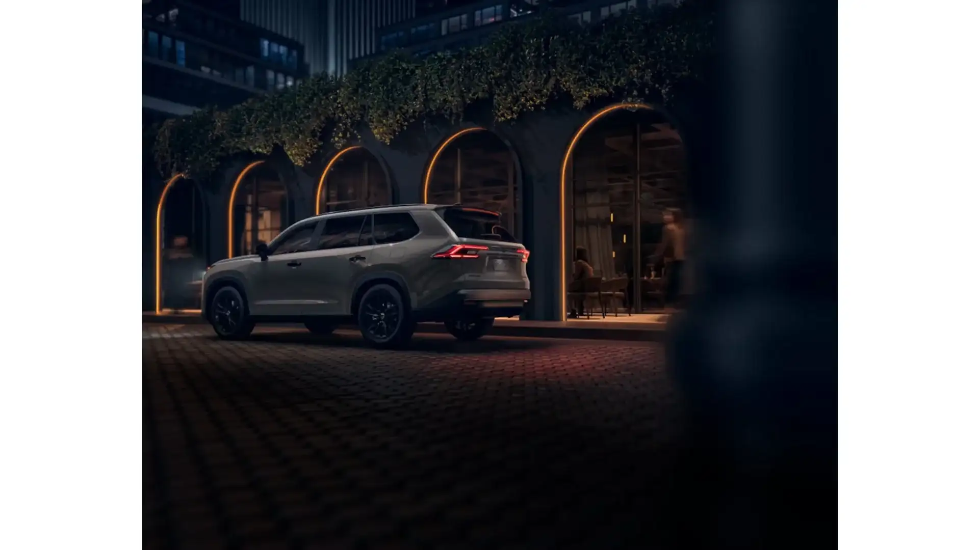 2026 Toyota Grand Highlander Hybrid Nightshade exterior with blacked-out trim