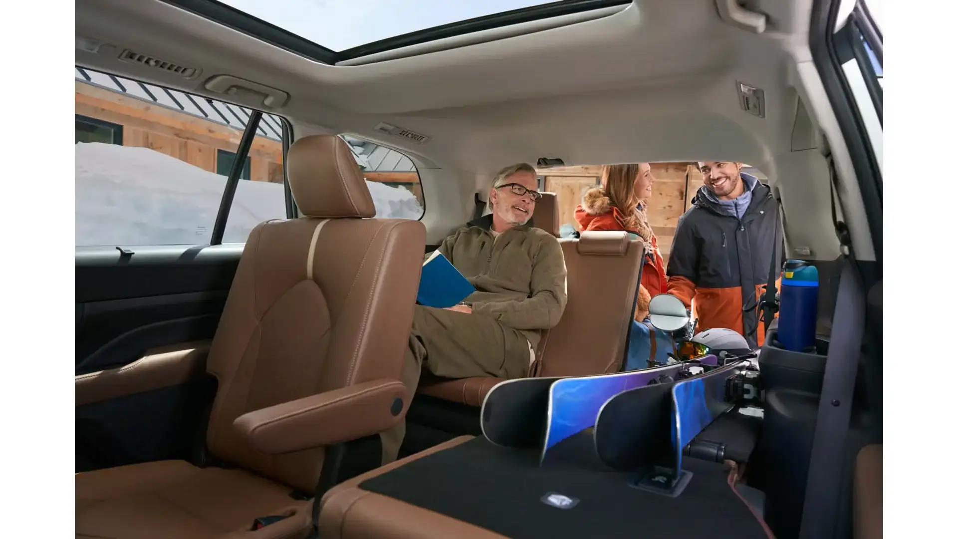 Toyota Grand Highlander interior with three rows of seating