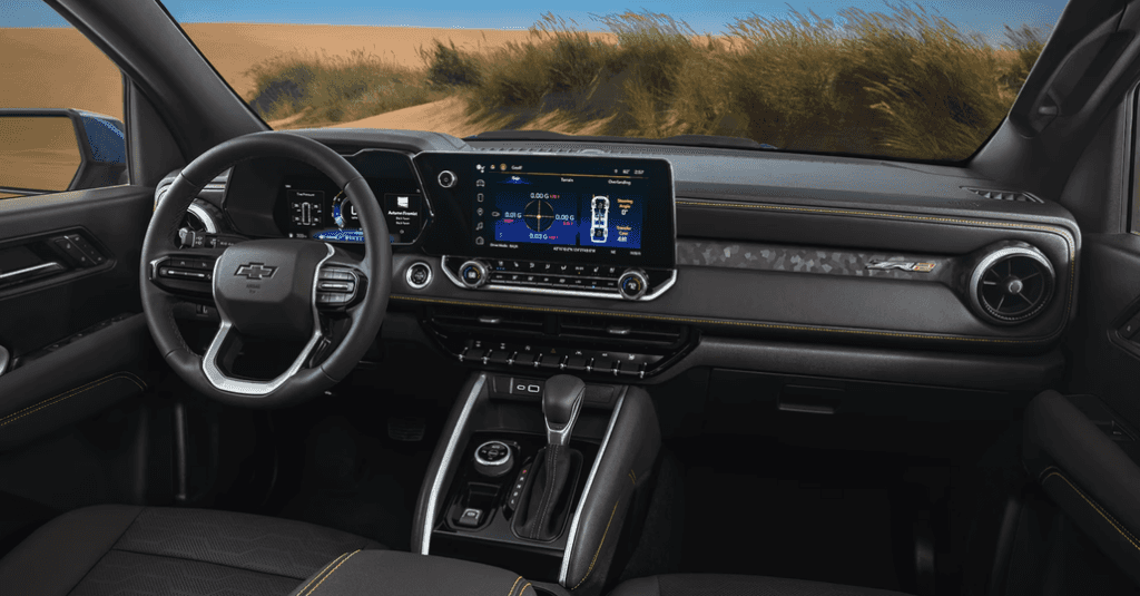 Chevrolet Colorado ZR2 Bison Front Interior Dashboard Passenger Side View