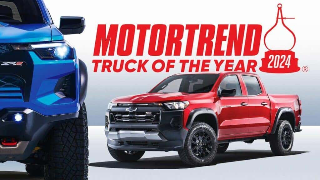 Chevrolet Colorado MotorTrend Truck of the Year Graphic