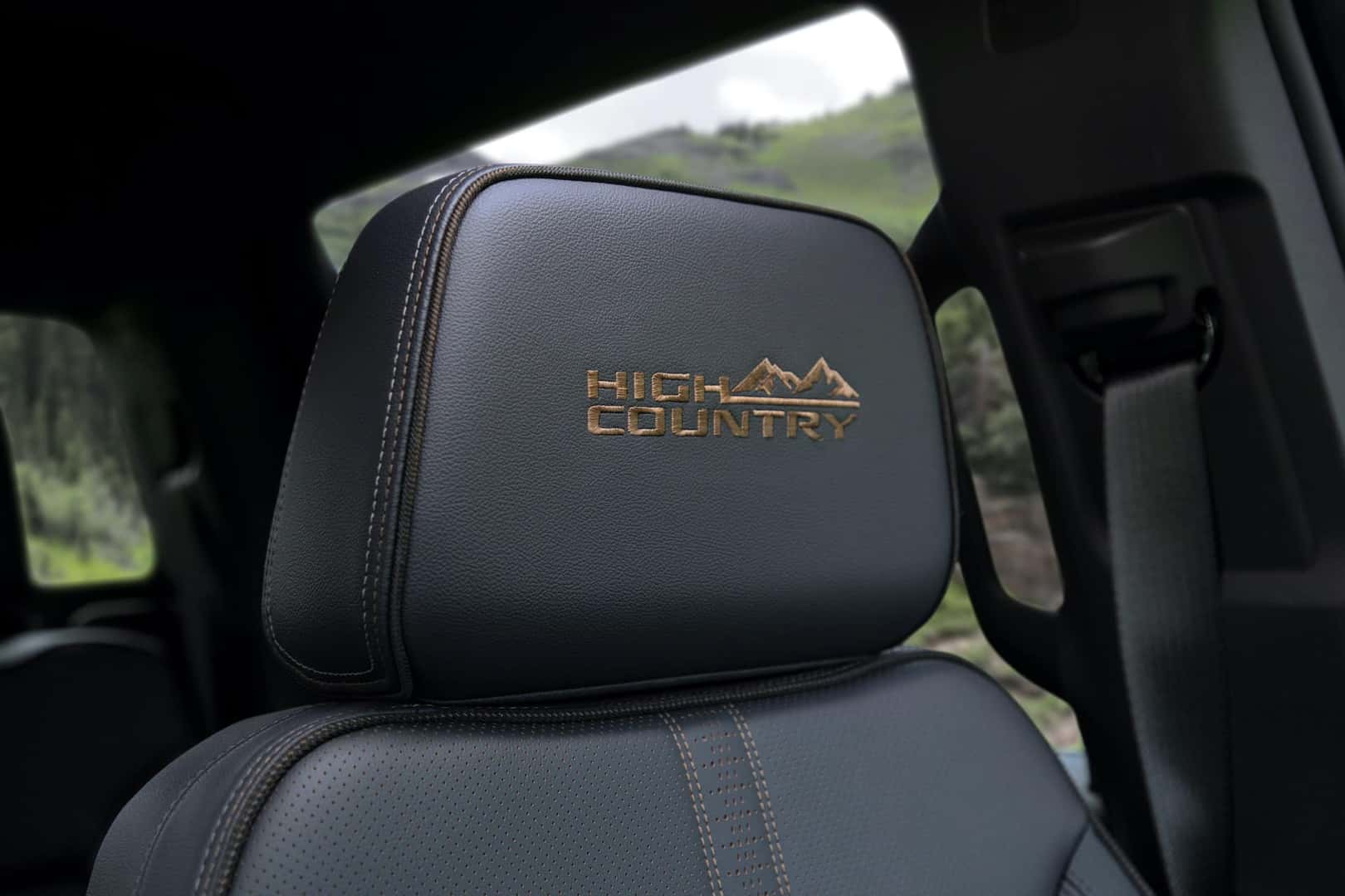 New Chevrolet Silverado Car Seat Detail