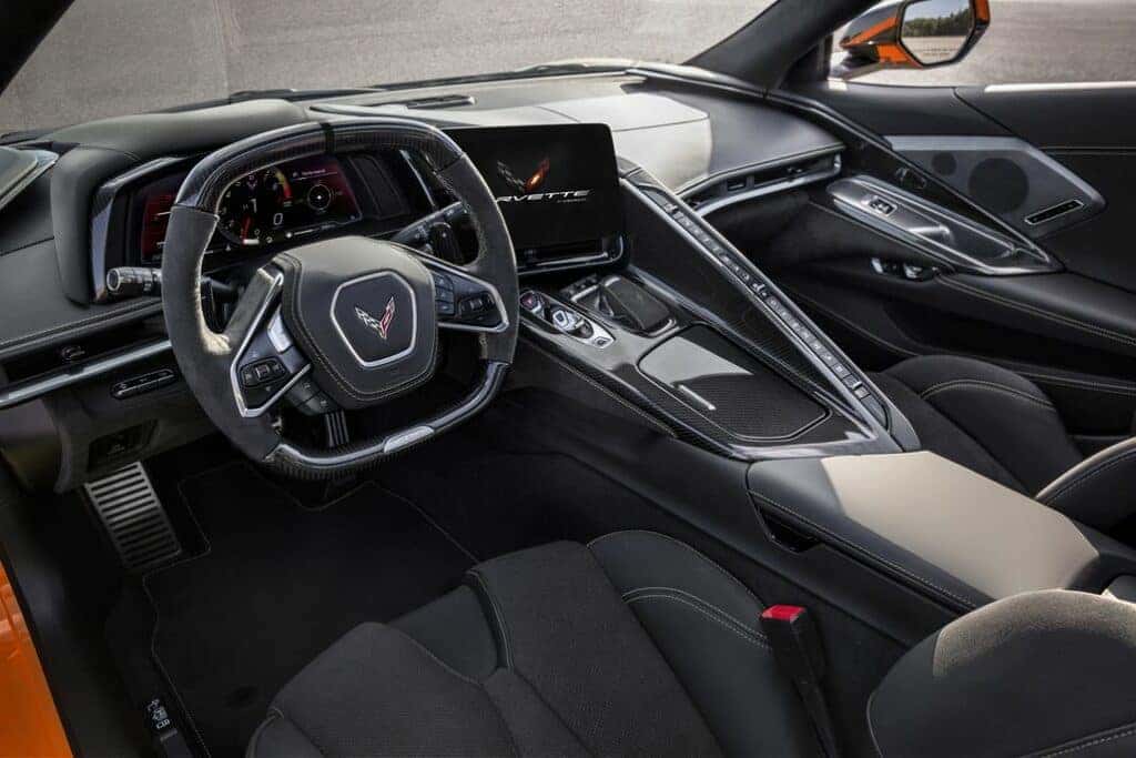 Chevrolet Corvette Z06 Front Interior Dashboard Driver's Side Perspective