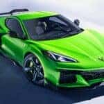 Corvette Z06a in green
