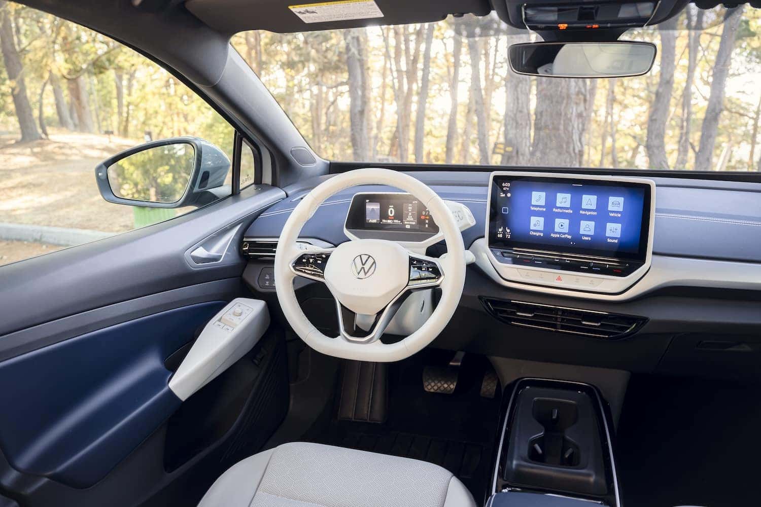 Interior Dash View of the VW ID.4