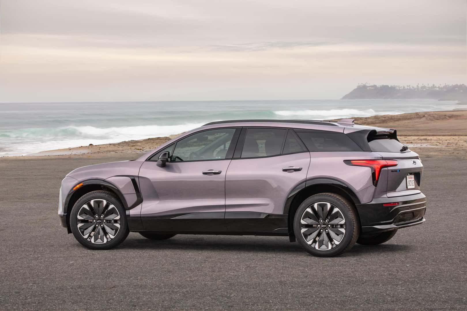 The Impressive Side Profile Of The Outstanding 2024 Chevy Blazer EV