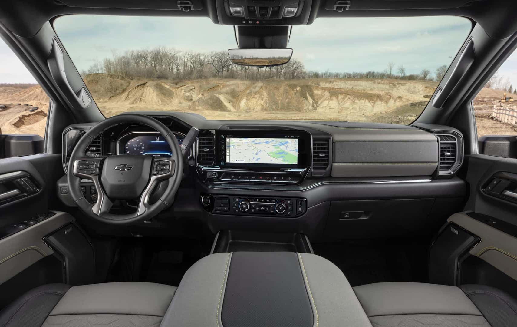 The Excellent Front Interior Of The Unforgettable 2024 Chevy Silverado HD