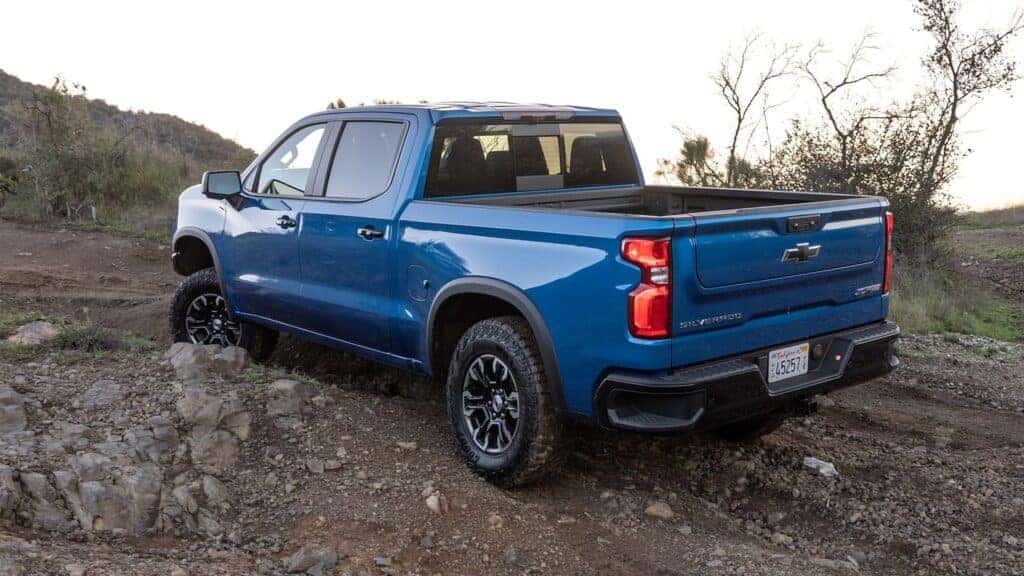 The Splendid 2024 Chevy Silverado ZR2 Trekking Up A Rocky Hill
