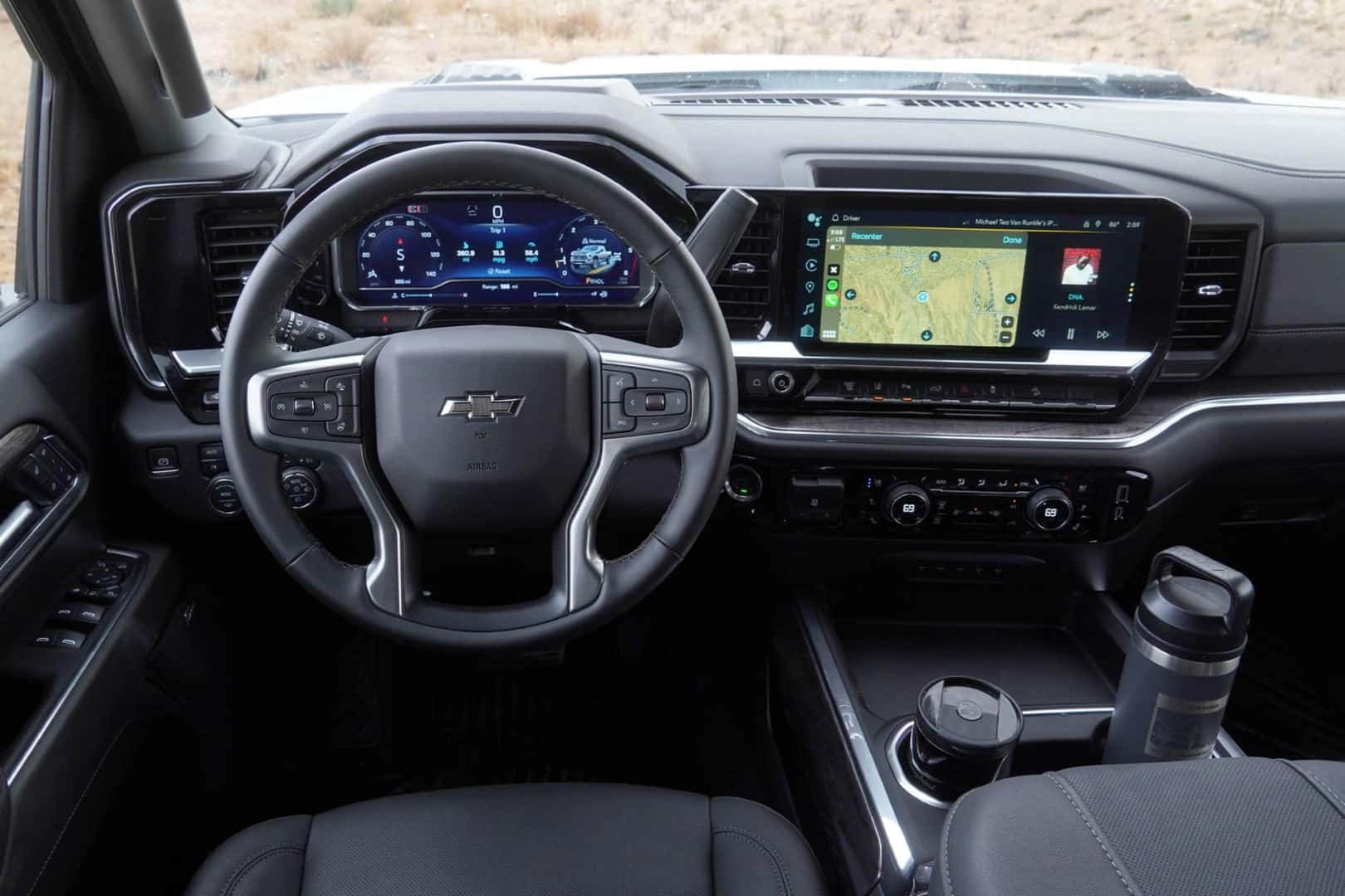 The Stylish Front Interior Of The 2025 Chevrolet Silverado 2500HD