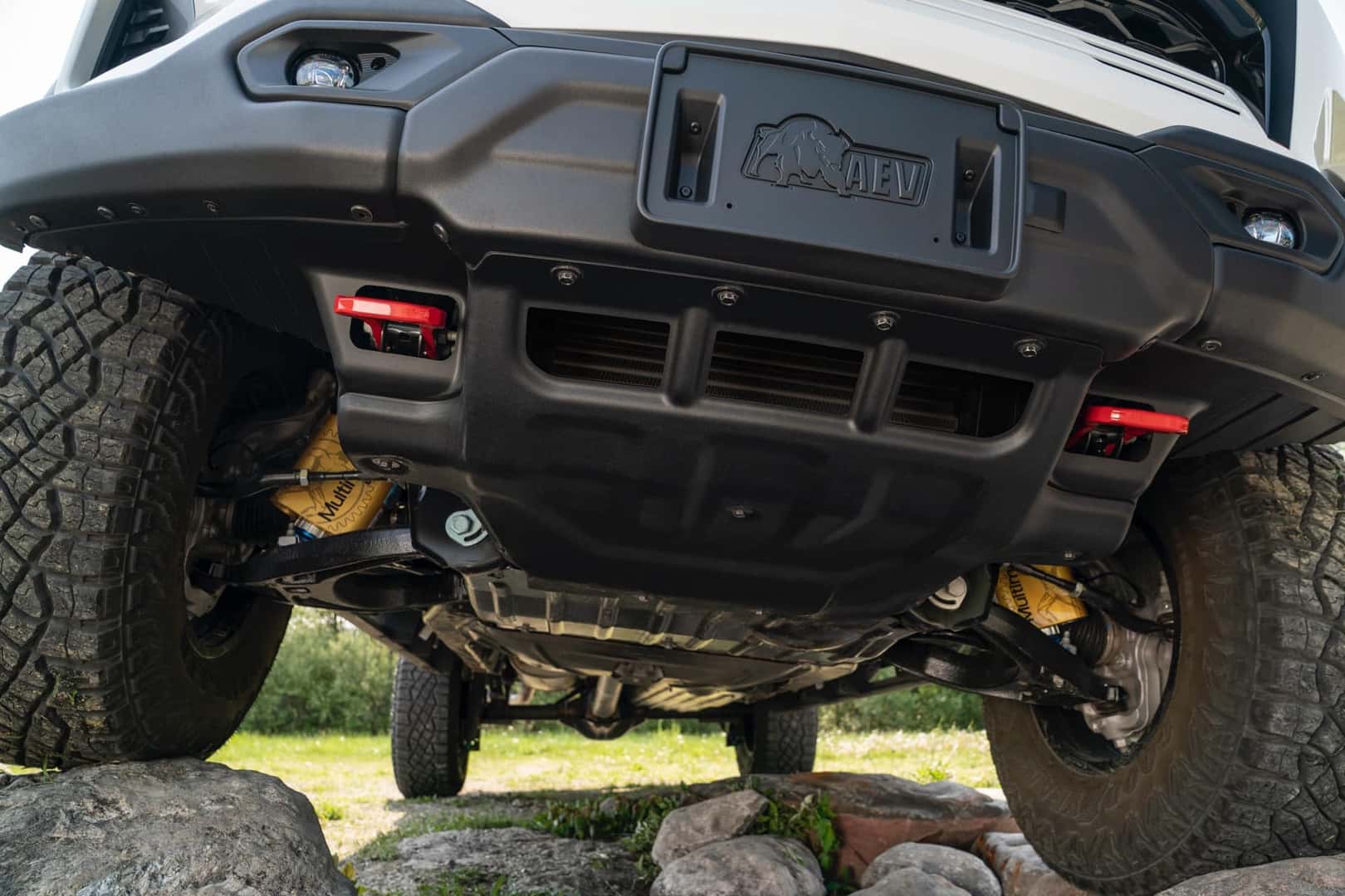 2024 Chevrolet Colorado ZR2 Bison tow hooks and skid plates