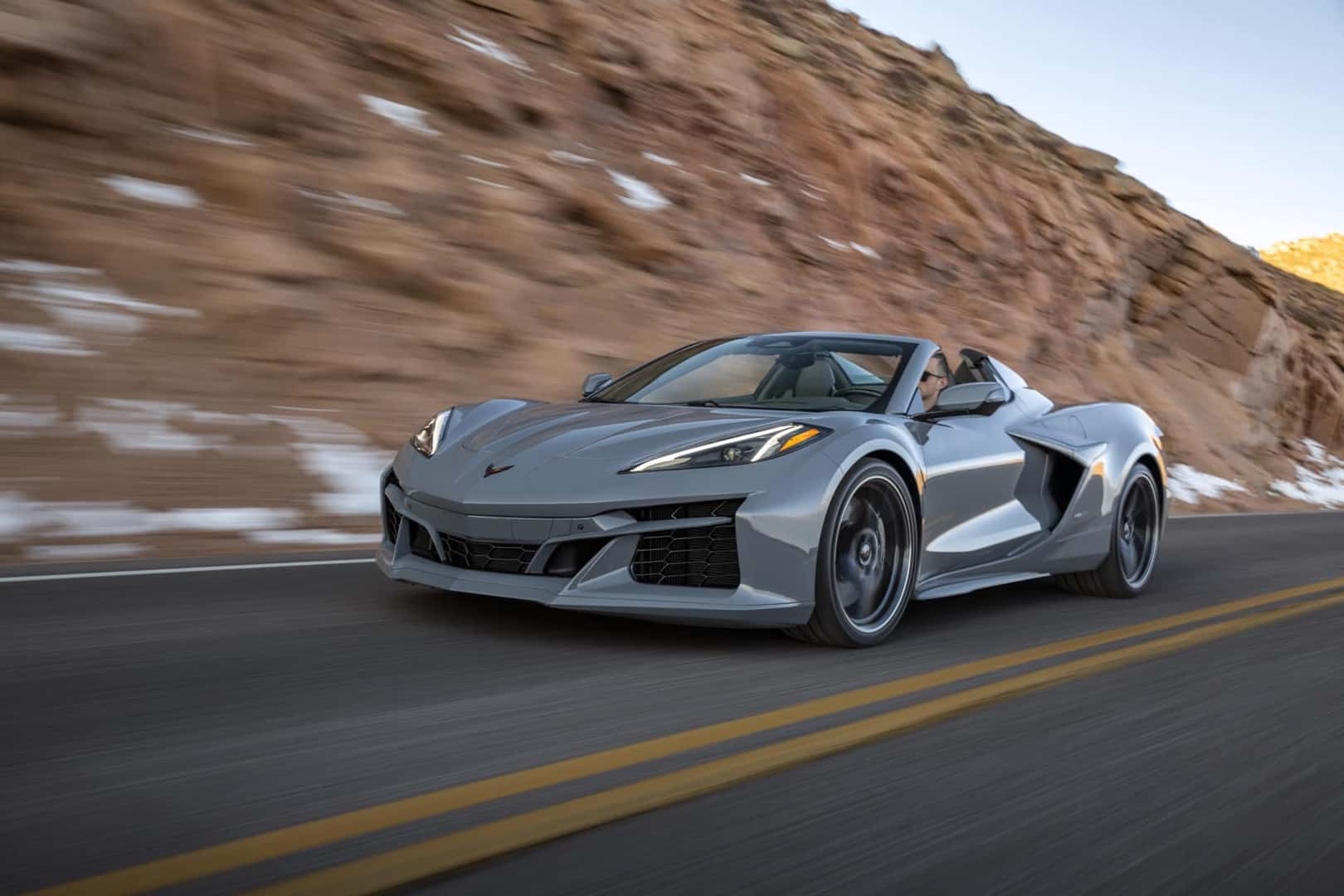 2024 Chevrolet Corvette E-Ray in motion