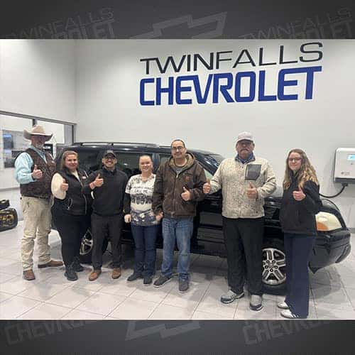 Shayna & Oscar with their Nighthawk Black 005 Honda Pilot EX from Twin Falls Chevrolet, assisted by Johnny Hernandez in Twin Falls, Idaho.