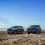 2025 Chevrolet Tahoe and Suburban Side by Side View