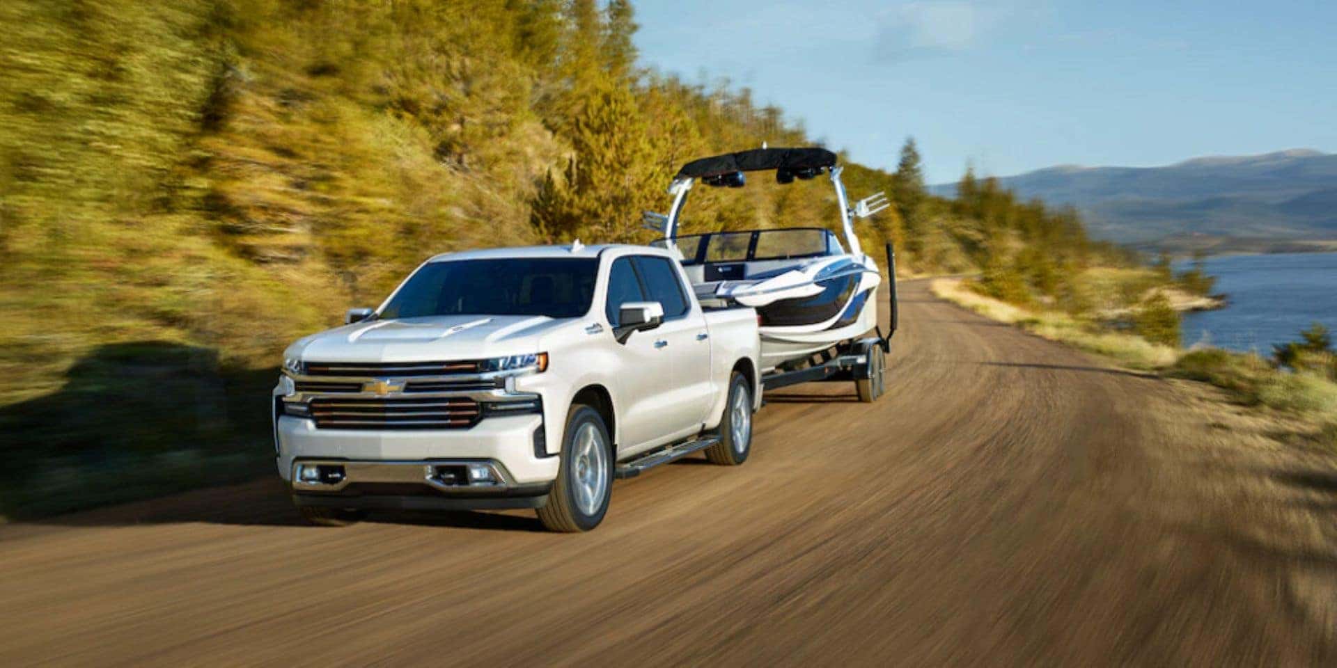 Chevrolet Silverado 1500 Towing a Boat