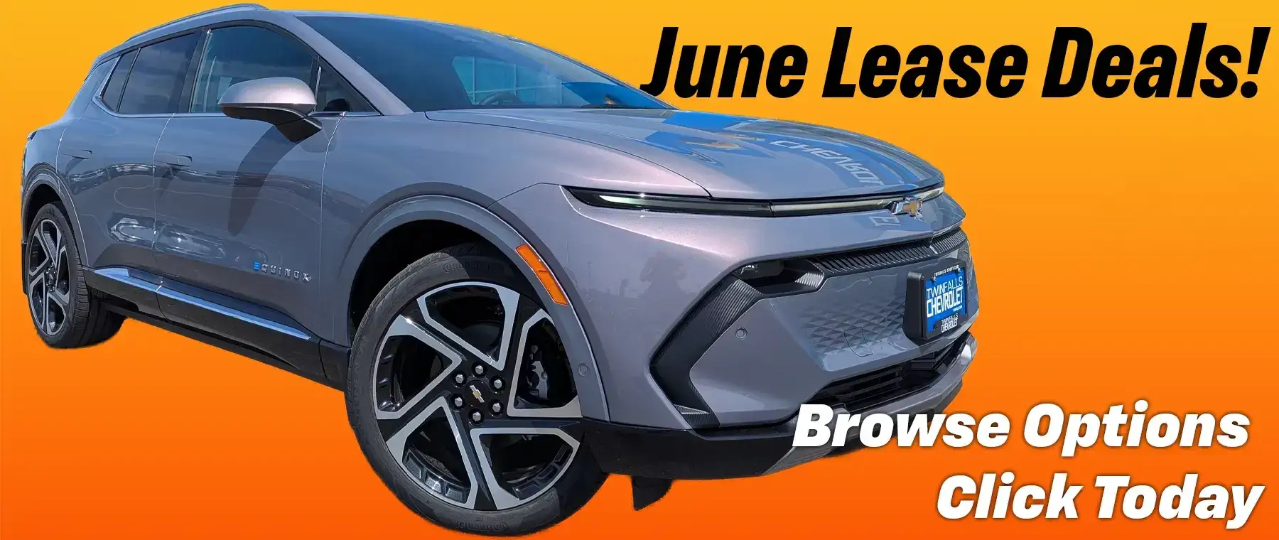 Twin Falls Chevrolet's June Lease Specials - As Low As $425/mo!
