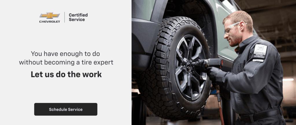 Twin Falls Chevrolet has many tire specialists - Let us do the work