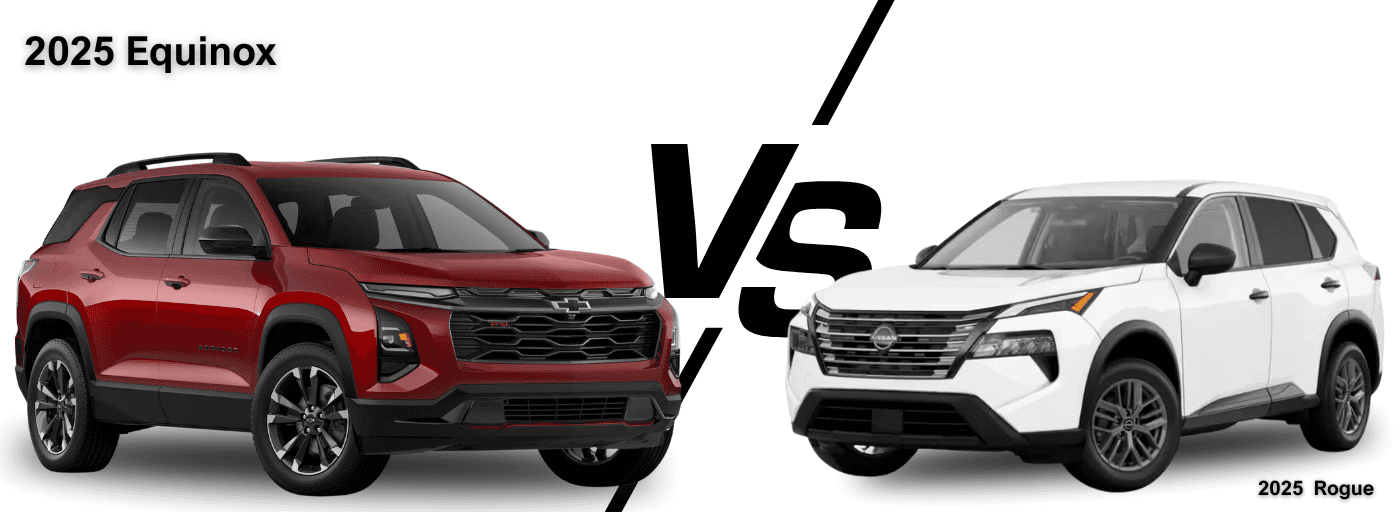 2025 Chevrolet Equinox vs. Nissan Rogue