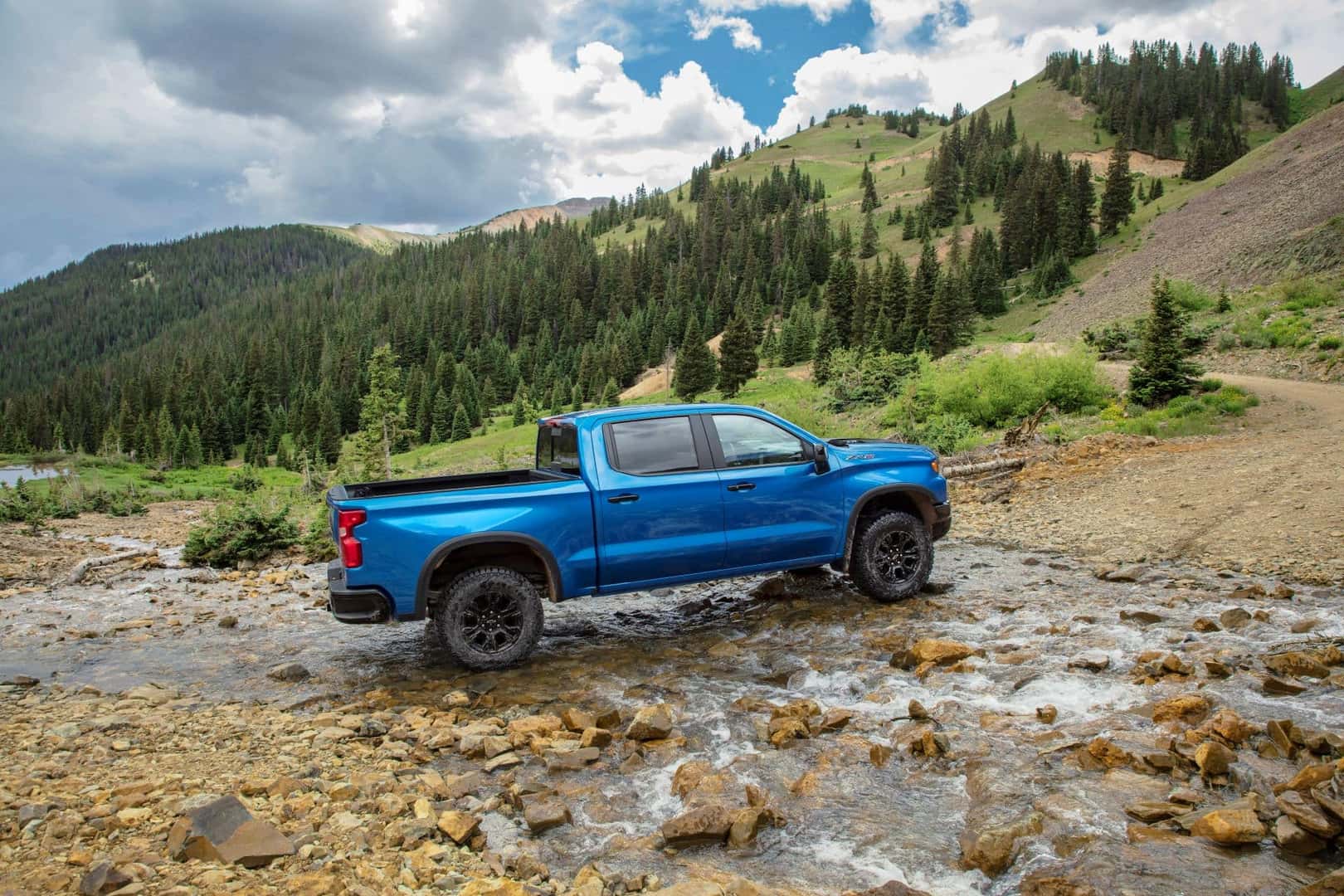 The Backside Of The Glorious 2024 Chevy Silverado ZR2, Racing Off-Road With Grace