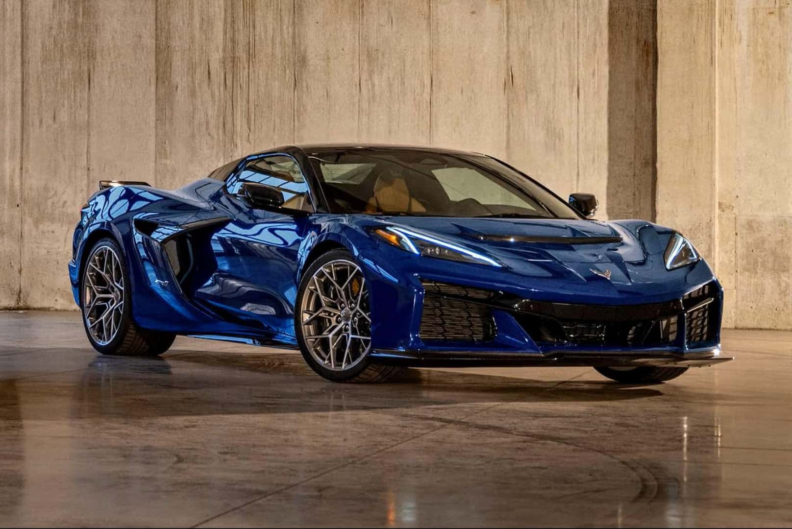 The Fabulous 2025 Chevrolet Corvette, A Beautiful Blue And Ready To Speed