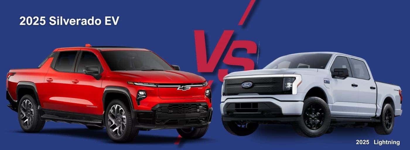 Chevrolet Silverado EV compared with Ford Lightning