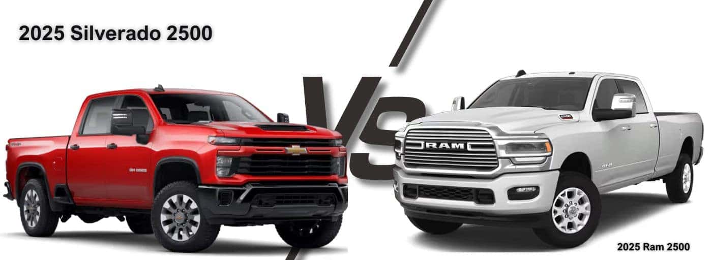 2025 Chevrolet Silverado 2500 HD vs. RAM 2500