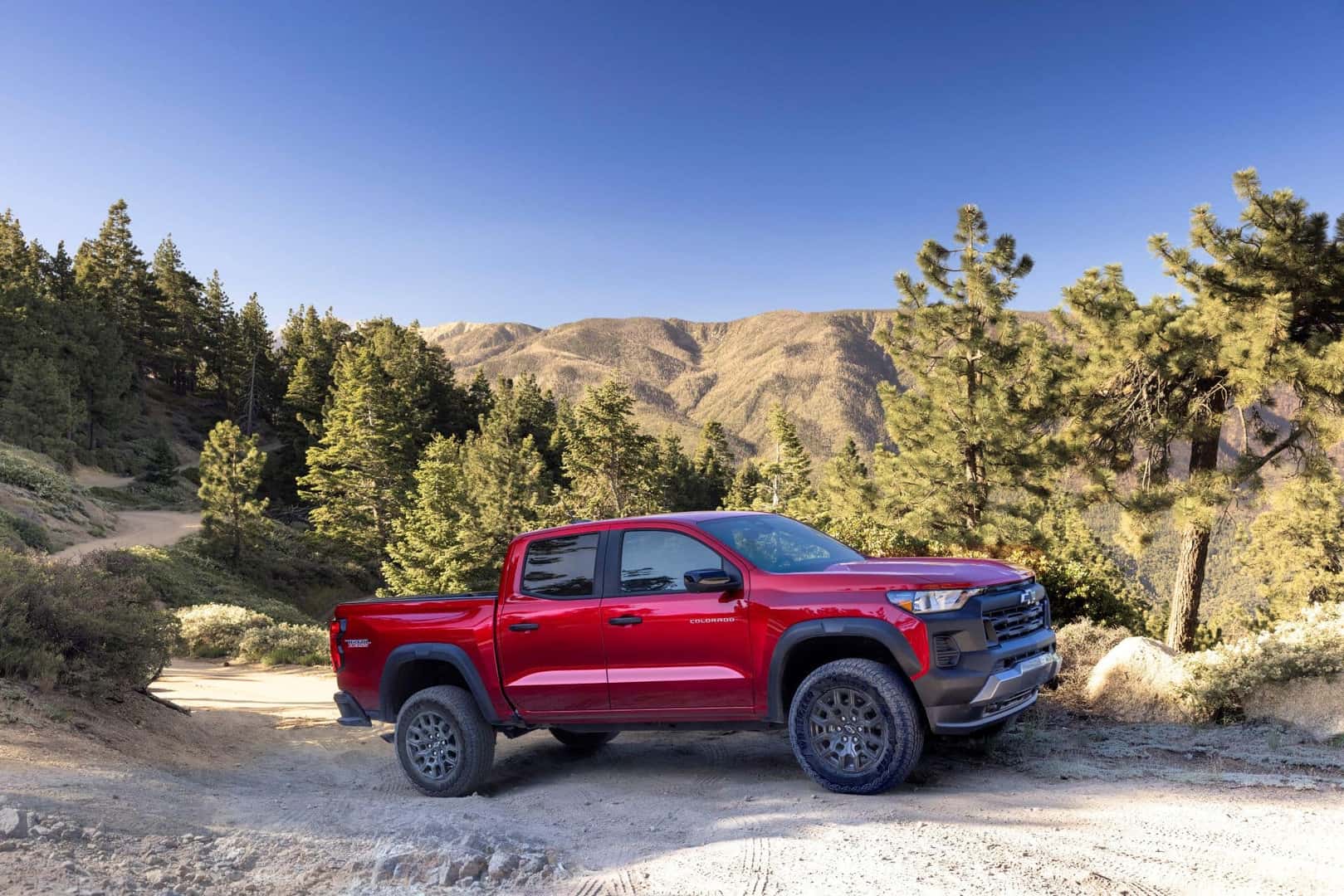 The Powerful And Tax Write Off Qualifying 2023 Chevrolet Colorado, Driving Past The Vast Forests Peacefully