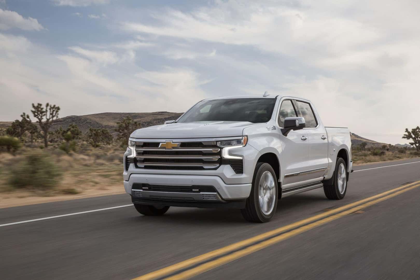 The Glistening 2024 Chevrolet Silverado 1500, Speeding Gloriously On The Highway