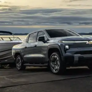 2026 Chevrolet Silverado EV Towing Boat