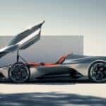2025 Chevrolet Corvette CX concept canopy open