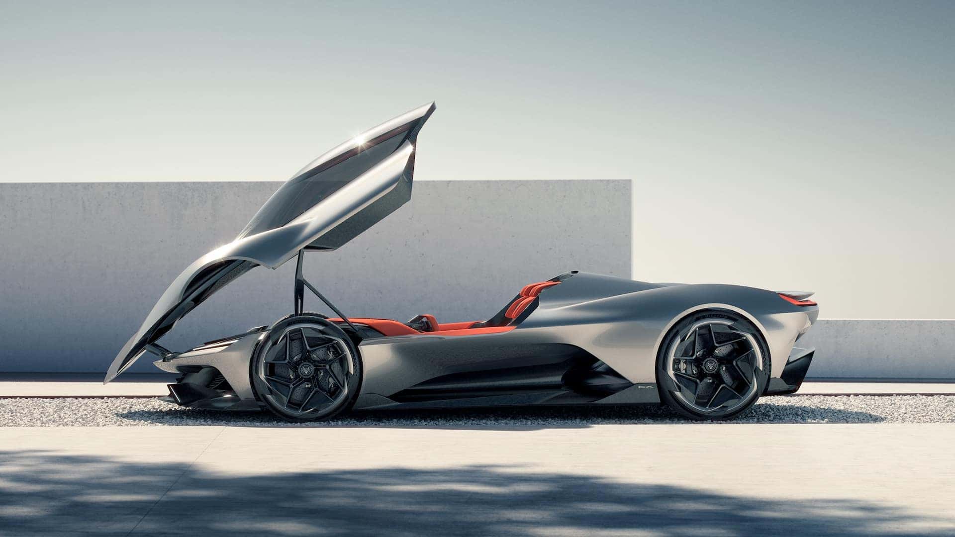 2025 Chevrolet Corvette CX concept canopy open