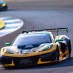 Chevrolet Corvette Race Car in Motion