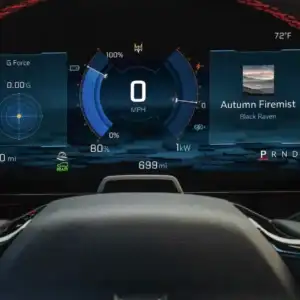 2026 Chevrolet Blazer EV driver information screen