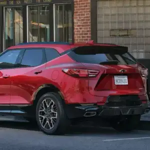 2026 Chevrolet Blazer Rear and Driver's Side Profile