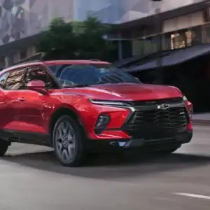 2026 Chevrolet Blazer Front View in Motion