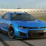 Chevrolet Camaro ZL1 Carbon Performance Package on a NASCAR Track