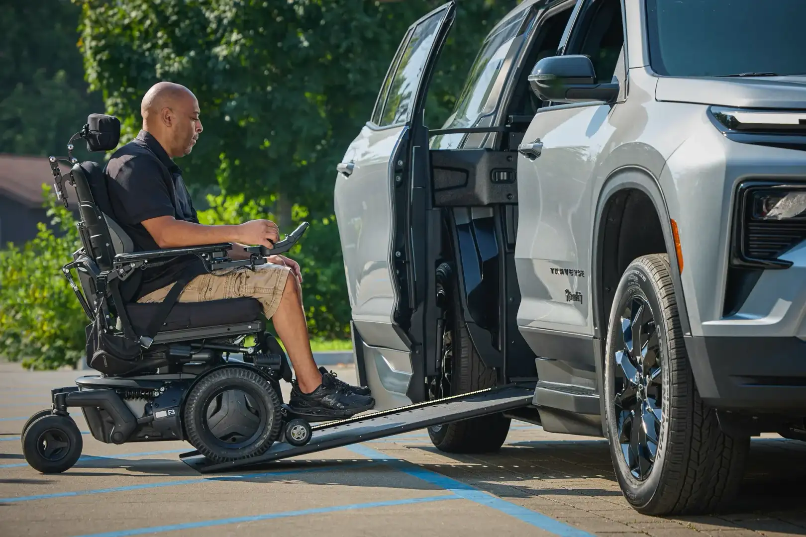 2026 Chevrolet Traverse BraunAbility showing Wheel Chair Ramp