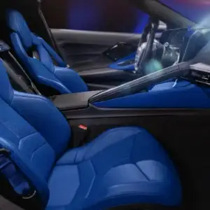 2026 Chevrolet Corvette E-Ray Blue Front Seats