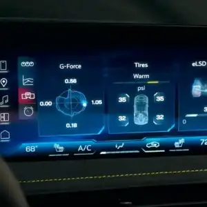 2026 Chevrolet Corvette E-Ray Performance App Display