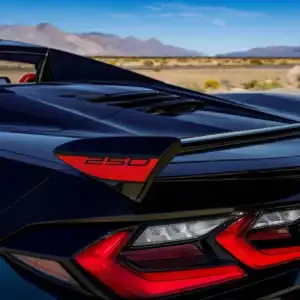 2026 Chevrolet Corvette Stingray Rear End with Spoiler