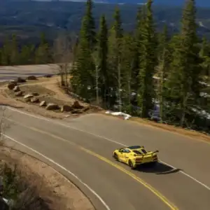 2026 Corvette ZR1 Distant View from Above