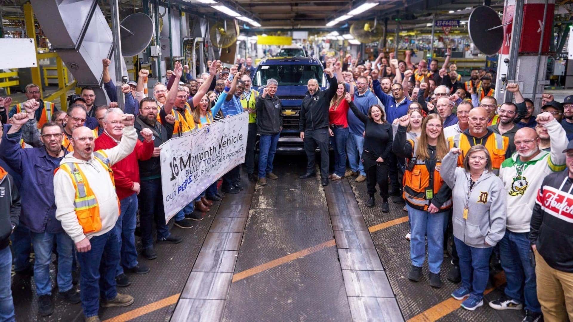 General Motors Flint Assembly 16 millionth vehicle celebration