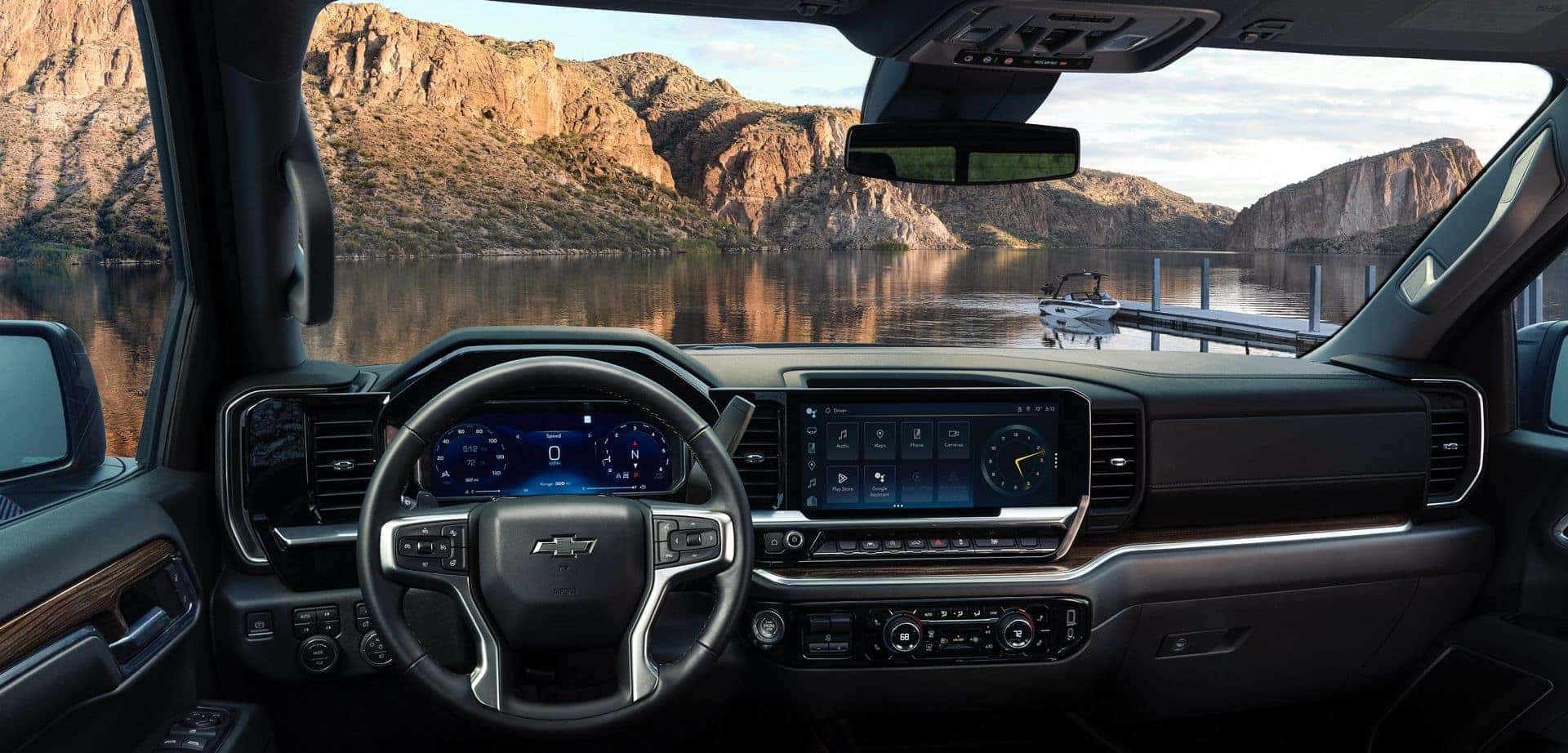The Dependable Front Interior Of The Champion: The 2026 Chevrolet Silverado