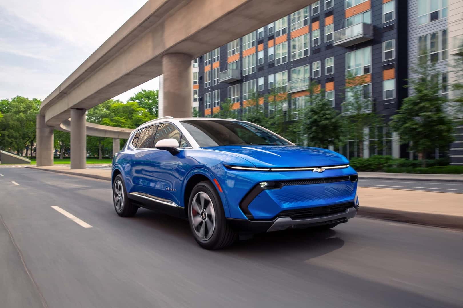 2026 Chevrolet Equinox EV Front View Driving