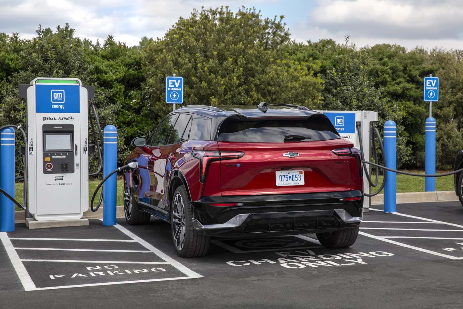 Chevrolet Blazer EV at Electric Charging Station