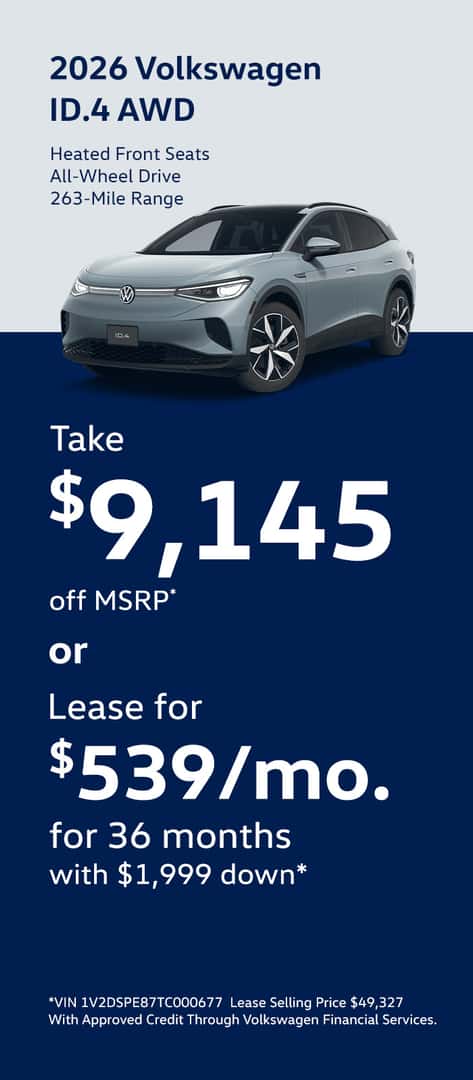 New Volkswagen ID.4 For Sale in Aurora | Tynan's Volkswagen