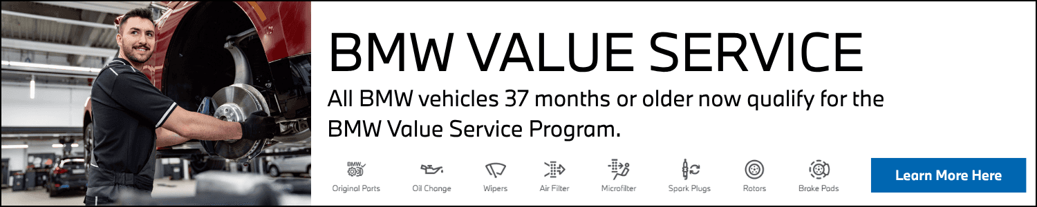 BMW Value Service Banner