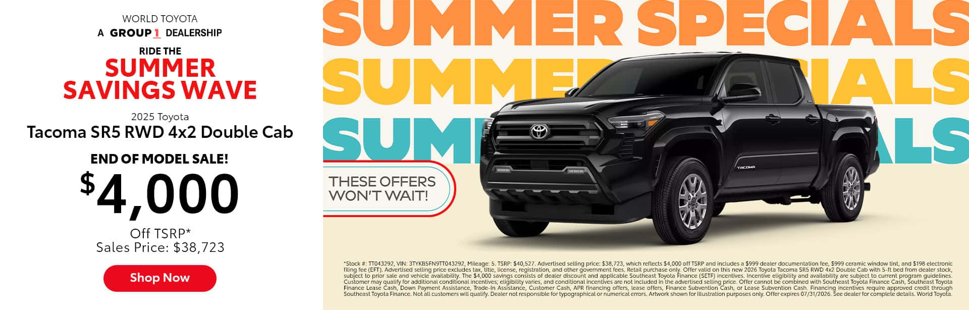 Tacoma SR5